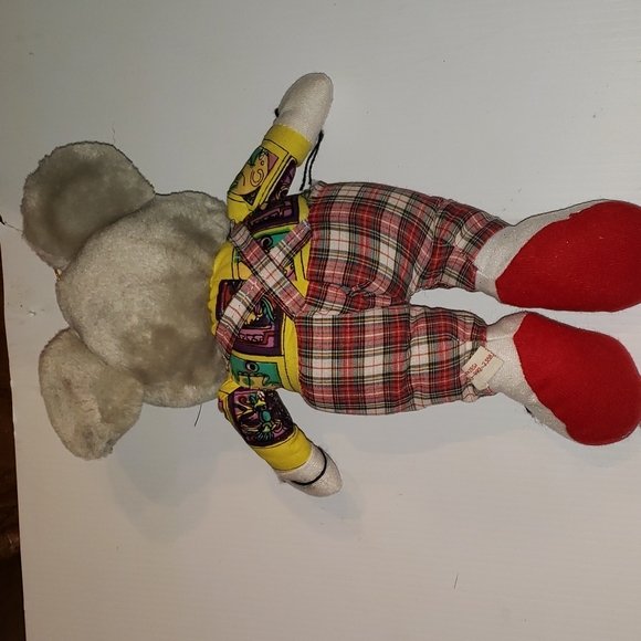 VINTAGE 1980-1990s Chuck E Cheese Mouse Rat Plush Animal Toy Arcade Game - Picture 4 of 4